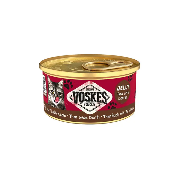 Voskes Jelly Ton ve Sinagrit Balıklı Yetişkin Kedi Konservesi 85gr