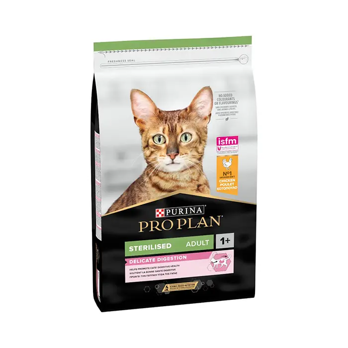Proplan Delicate Tavuk Etli Kısırlaştırılmış Kedi Maması 10kg