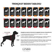 Lindo Trenchkot Black Su Geçirmez Köpek Yağmurluğu 5