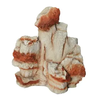 Orijin Akvaryum Dekor Kırmızı Kaya 17,5x9x20 cm