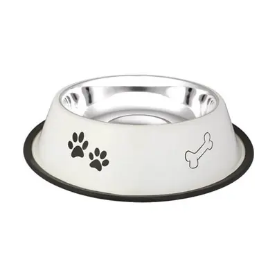 Oripet Pati-Kemik Desenli Çelik Köpek Mama Kabı 24 Oz