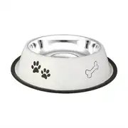 Oripet Pati-Kemik Desenli Çelik Köpek Mama Kabı 24 Oz 1