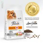 Felicia Az Tahıllı Yetişkin Somonlu Small HypoAllergenic Köpek Maması 3 Kg 2