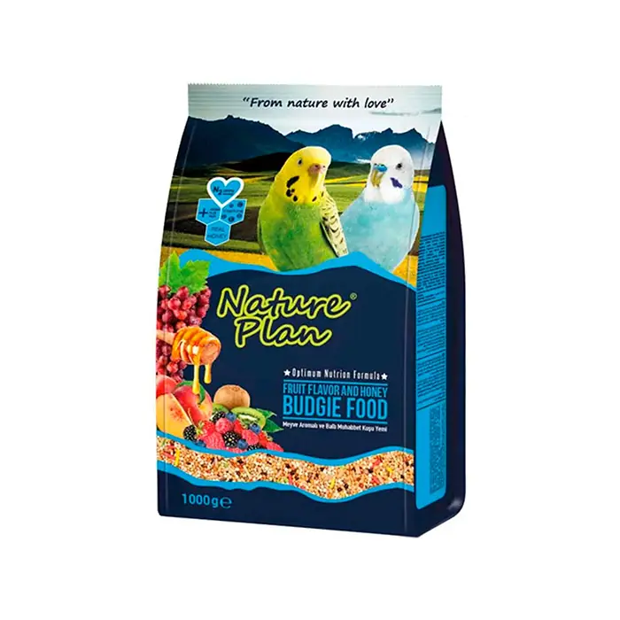 Nature Plan Meyve Aromalı Ballı Muhabbet Kuşu Yemi 1 Kg