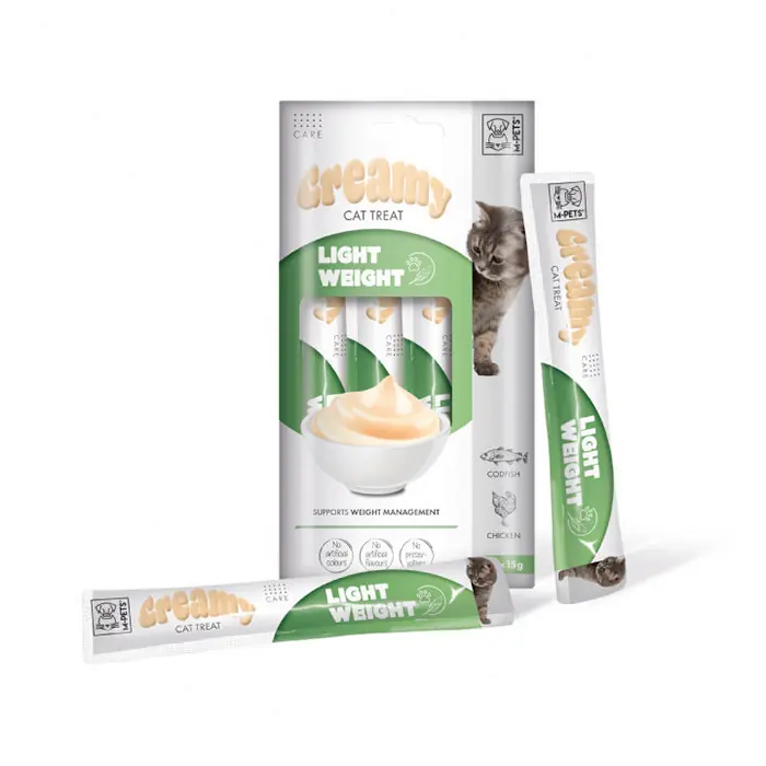 M-Pets Light Weight Kilo Kontrol Destekleyici Krema Kedi Ödülü 4x15gr