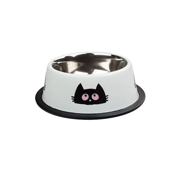 Oripet Acrct(P) 4 Cup Kedi Desenli Mama Su Kabı 1050ml