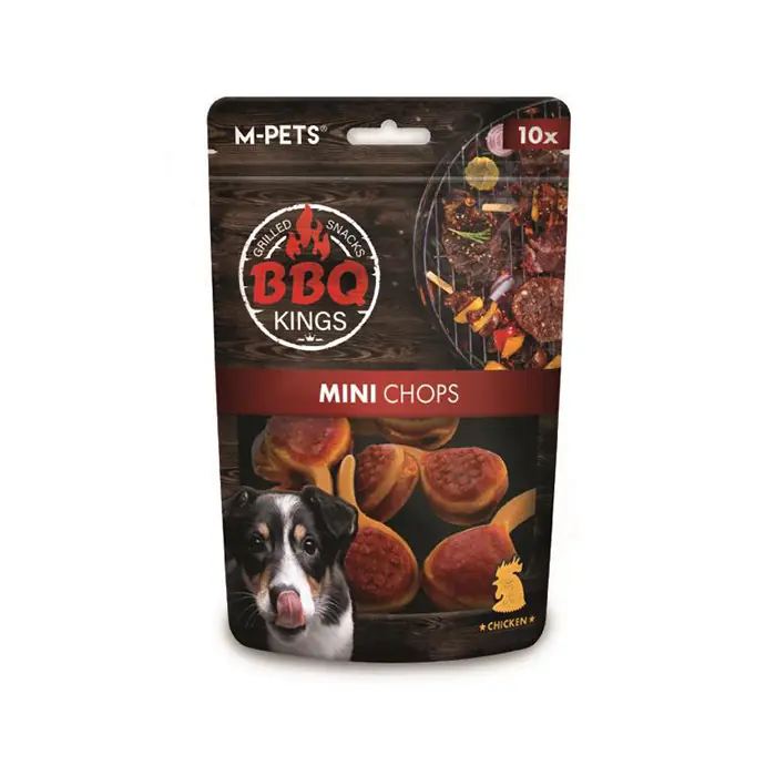 M-Pets BBQ Kings Mini Pirzola Tavuklu Köpek Ödülü 135gr