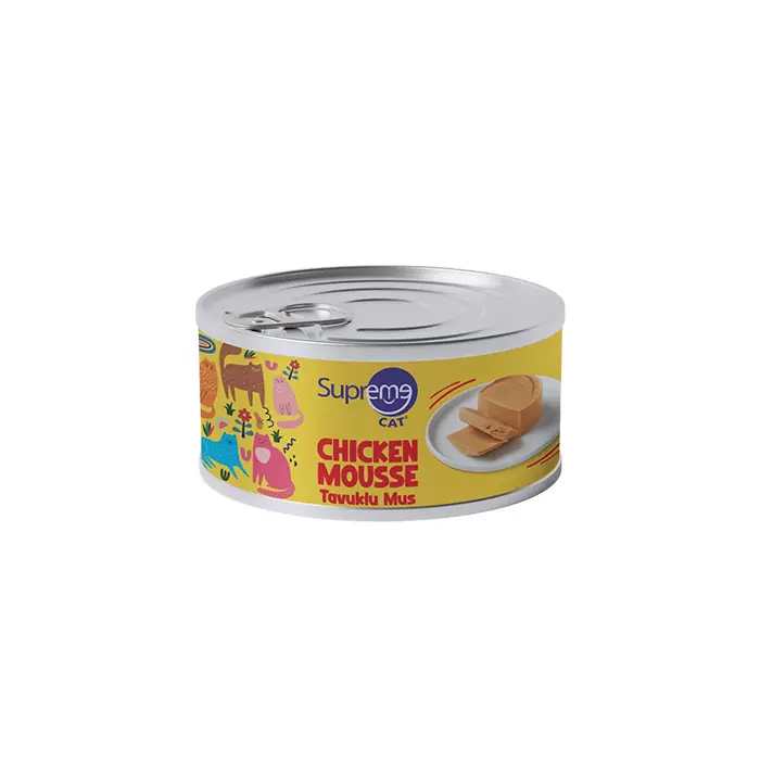 Supreme Tavuklu Mus Yaş Kedi Maması 85gr