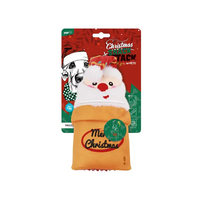 M-PETS Christmas Prezzie Snack Attack Köpek Oyuncağı