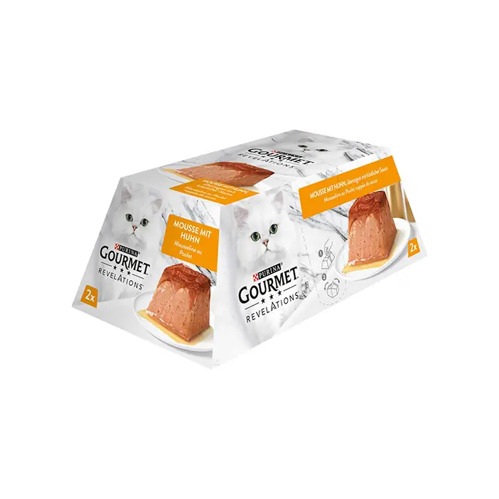 Purina Gourmet Revelations Tavuklu Kedi Yaş Maması 2x57gr