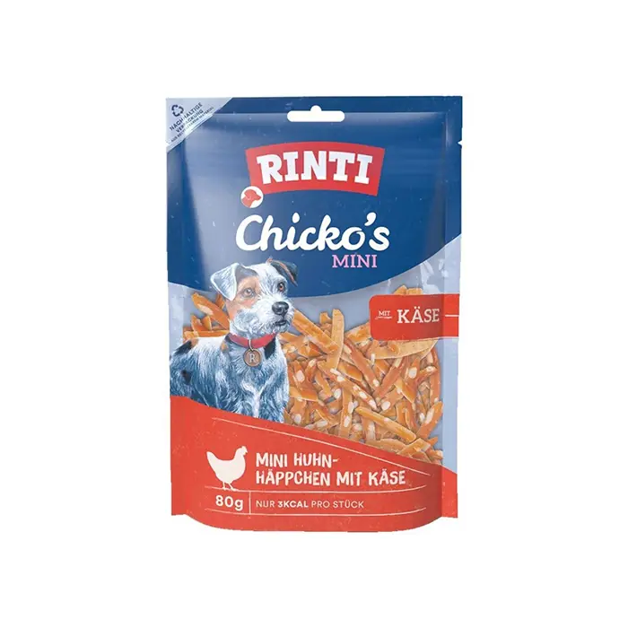 Rıntı Chicko's Mini Tavuk ve Peynirli Köpek Ödülü 80 Gr