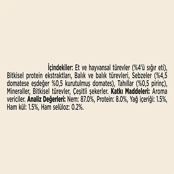 Gourmet Soup Royale Sığır Etli Pirinç ve Domatesli Kedi Çorbası 45 Gr
