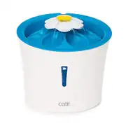 Catit Kediler için 2.0 Plastik Çiçek Tasarımlı Otomatik Işıklı Su Kabı 3 Lt 1