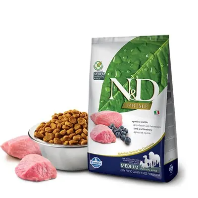 N&D Prime Kuzulu Yaban Mersinli Orta Büyük Irk Yetişkin Köpek Maması 2,5 Kg