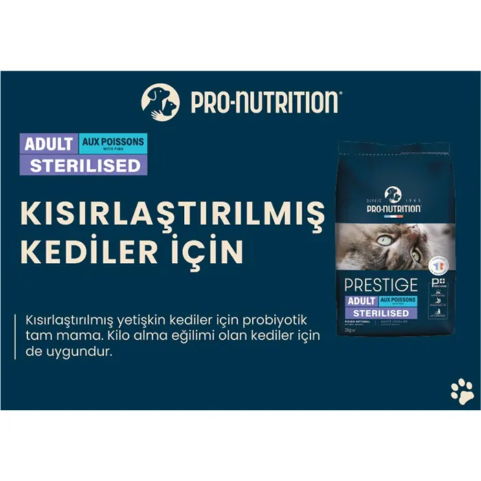 Pro Nutrition Prestige Adult Yetişkin Hindili Kedi Maması 2kg