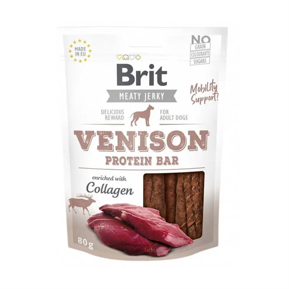 Brit Care Protein Bar Geyikli Kolajen Katkılı Köpek Ödülü 80gr