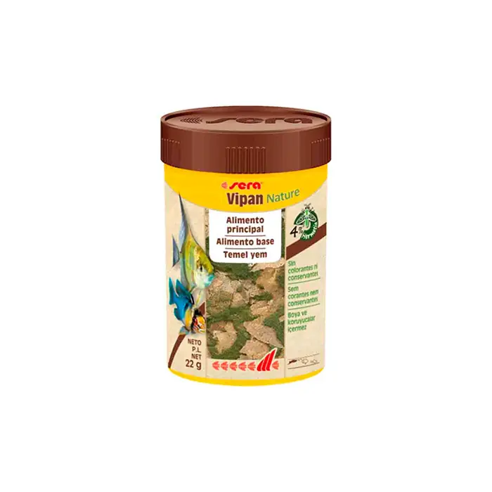 Sera Vipan Nature Tropikal Probiyotikli Balık Yemi 100ml