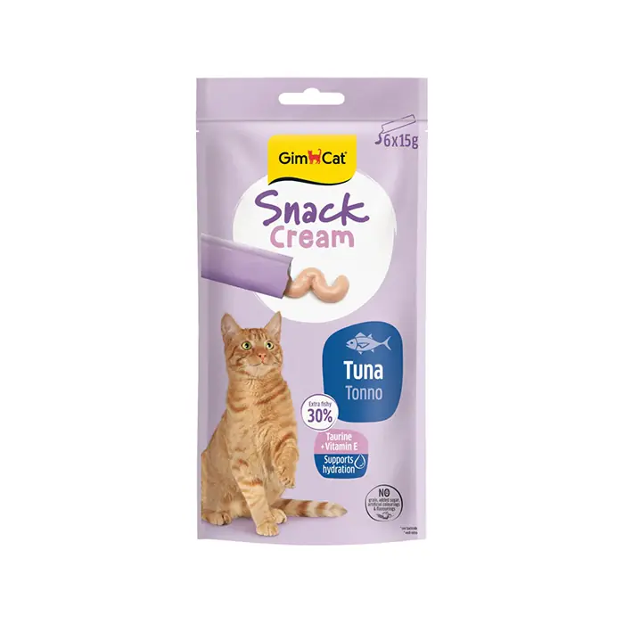Gimcat Snack Cream Ton Balıklı Kedi Ödülü 6x15 gr
