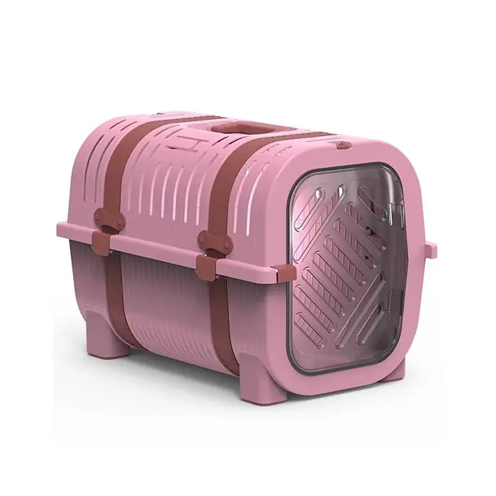 Rainbow Gül Pembe Kedi ve Köpek Taşıma Çantası