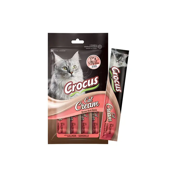 Crocus Somonlu Krema Kedi Ödülü 4x15gr