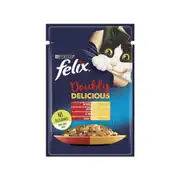 Felix Çifte Lezzet Sığır & Tavuk Kedi Yaş Mama 85 Gr. 1