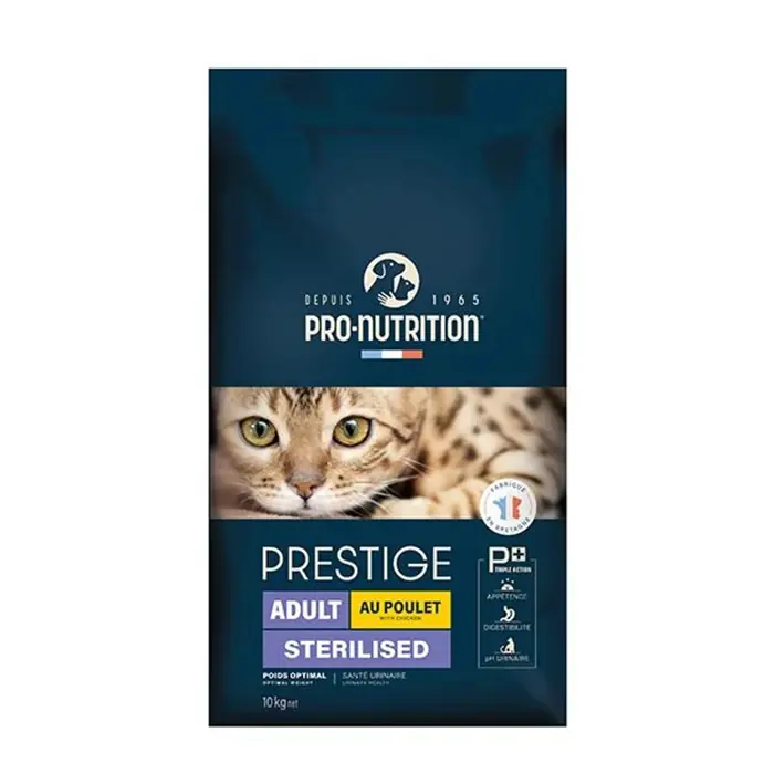 Pro Nutrition Prestige Adult Sterilised Yetişkin Kısırlaştırılmış Tavuklu Kedi Maması 10kg