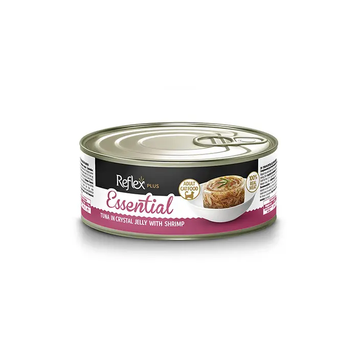 Reflex Plus Essential Jöle İçinde Ton Balıklı ve Karidesli Yetişkin Kedi Konservesi 70gr