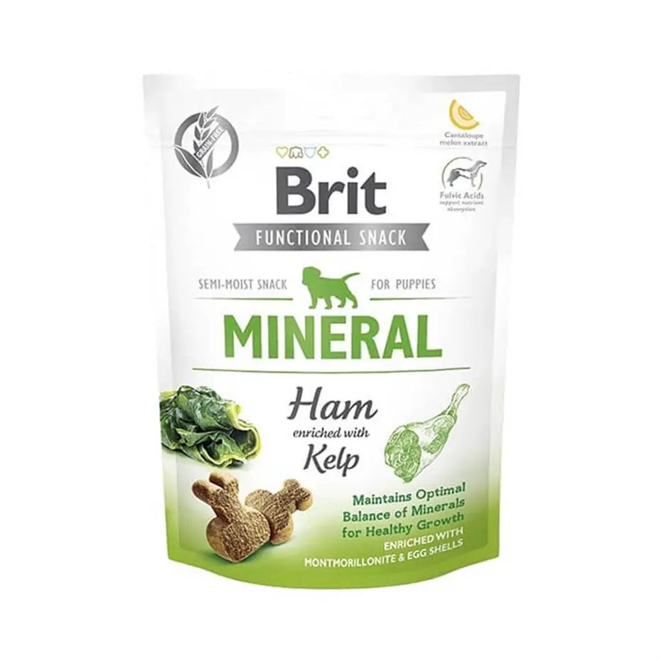Brit Care Mineral Jambon ve Deniz Yosunlu Yavru Köpek Ödül Maması 150gr