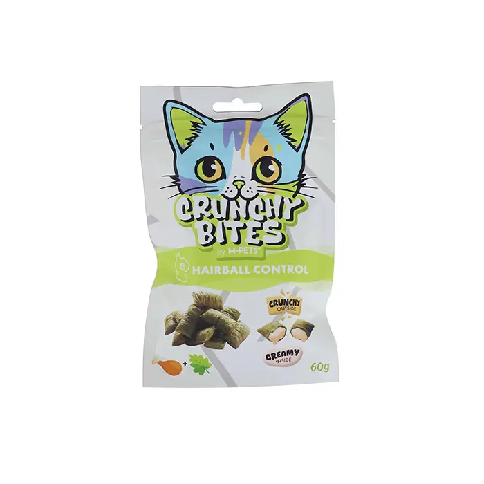 M-PETS Crunchy Bites Hairball Control Fonksiyonel Kedi Ödül Maması 60gr