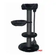 Kralle Üç Katlı Halatlı Kedi Tırmalama 1040model Koyu Gri 1