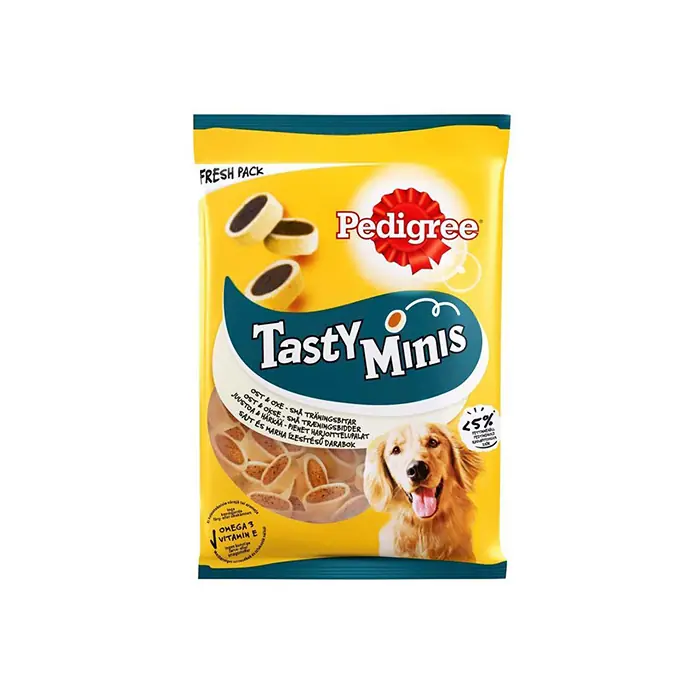 Pedigree Tasty Minis Sığır Etli ve Peynirli Köpek Ödül Maması 140gr
