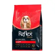Reflex Plus Kuzu Etli Mini ve Küçük Irk Yetişkin Köpek Maması 3 Kg 1
