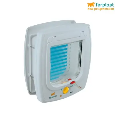 Ferplast Swing 5 Manyetik Kedi ve Köpek Kapısı 22x9x25cm (Beyaz)