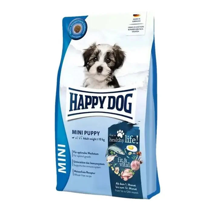 Happy Dog Fit Vital Glutensiz Küçük Irk Yavru Köpek Maması 4 Kg