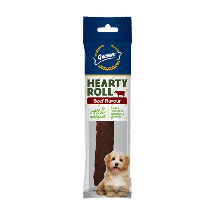 Gnawlers Hearty Roll Biftekli Köpek Ödül Kemiği 40gr