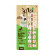 Reflex Ördek Etli Çift Düğümlü Köpek Ödül Kemiği 8 Adet 100gr 1