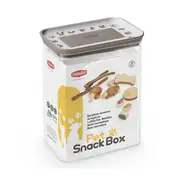 Stefanplast Dikdörtgen Snackbox Atıştırmalık Kutusu 2,2 Litre Gri Beyaz 1