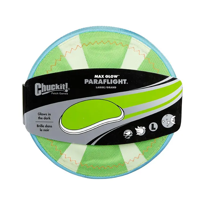 Chuckit! Paraflight Max Glow Gece Parlyan Frizbi Köpek Oyuncağı Büyük Boy
