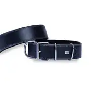 Doggie Çift Kat Deri Köpek Boyun Tasması 5x50-60cm Siyah 1