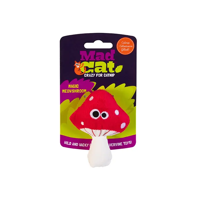 Mad Cat Magic Meowshroom Kedi Otlu ve Matatabili Kedi Oyuncağı