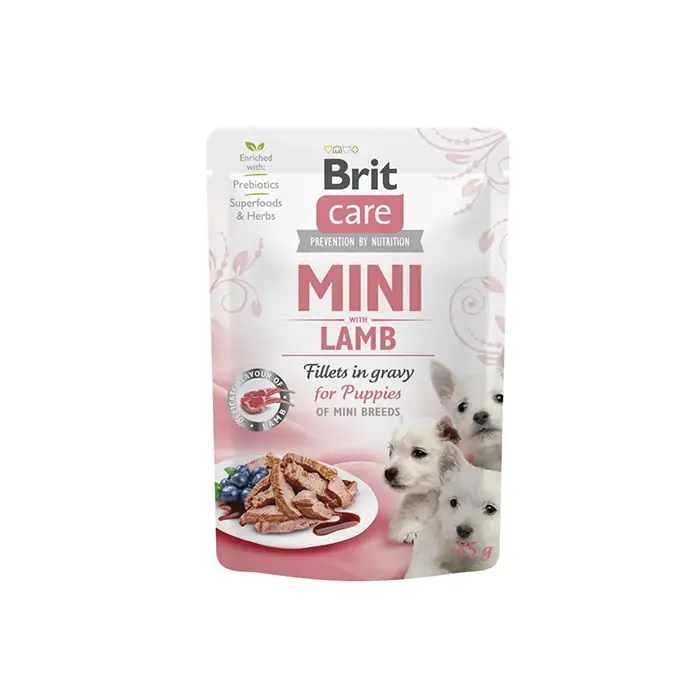 Brit Care Mini Kuzu Etli Soslu Yavru Köpek Yaş Maması 85gr