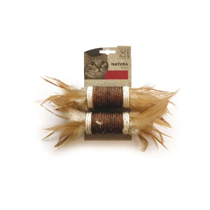 M-PETS Natura Rolls Tüylü Mix Color Kedi Oyuncağı