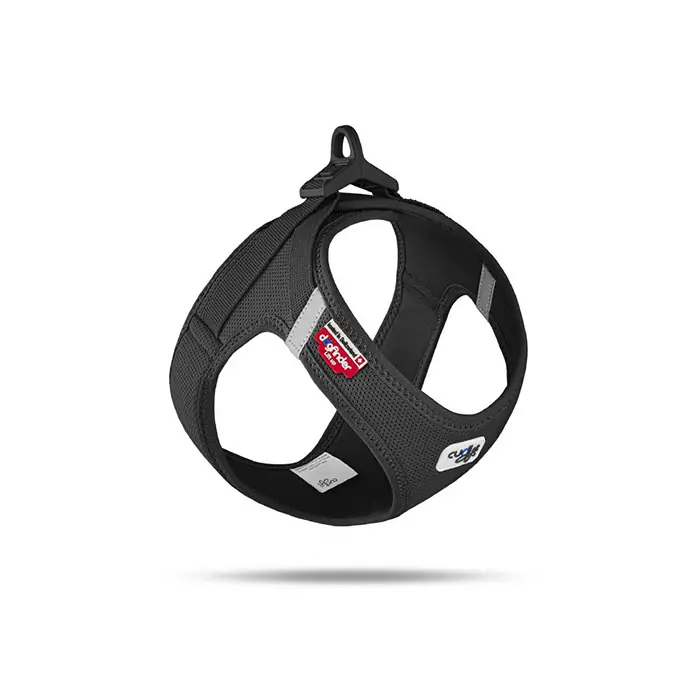 Curli Vest Harness Clasp Air-Mesh Köpek Göğüs Tasması Siyah 3XSmall