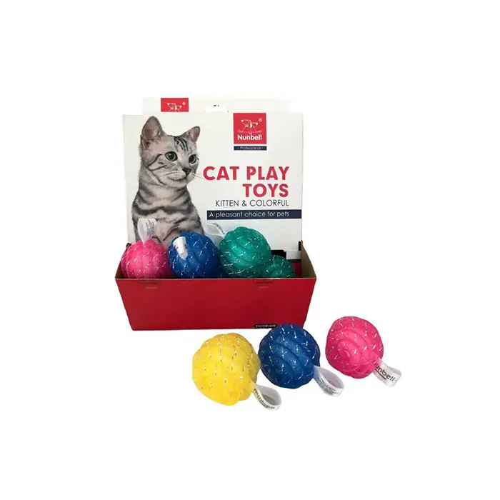 Nunbell Hışırtılı Top Kedi Oyuncağı