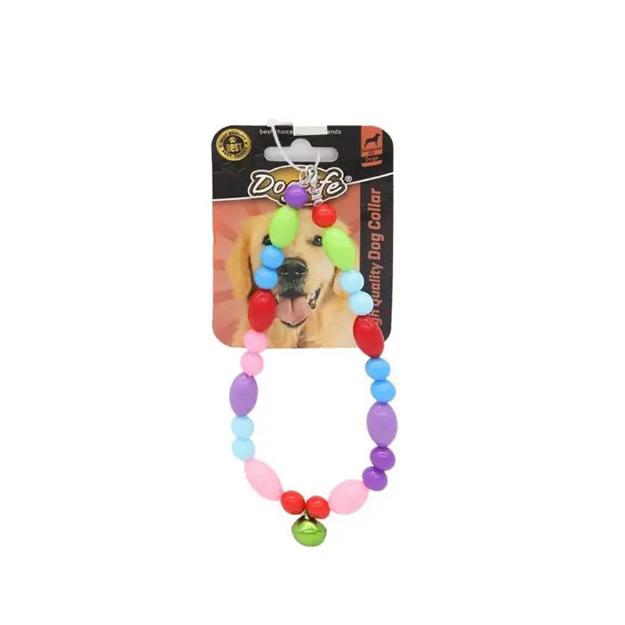 DOGLIFE Boncuklu Zilli Köpek Boyun Tasması 32cm 203217