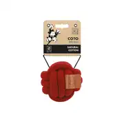 M-PETS COTO Red Ball Örgü Top Köpek Oyuncağı 9,5Cm 1