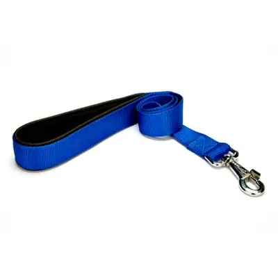 Doggie Comford Soft Dokulu Köpek Gezdirme Kayışı 3,0*60cm Royal Blue