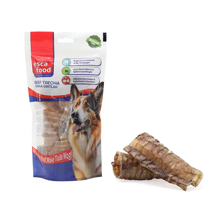 Esca Kurutulmuş Dana Gırtlak Doğal Köpek Ödülü 100 gr