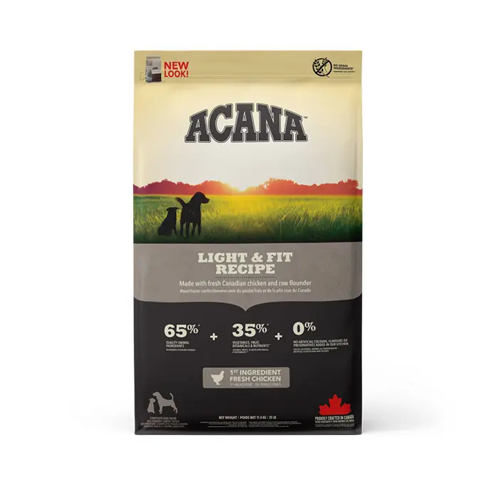 Acana Heritage Light-Fit Fazla Kilolu Köpekler İçin 11.4 Kg