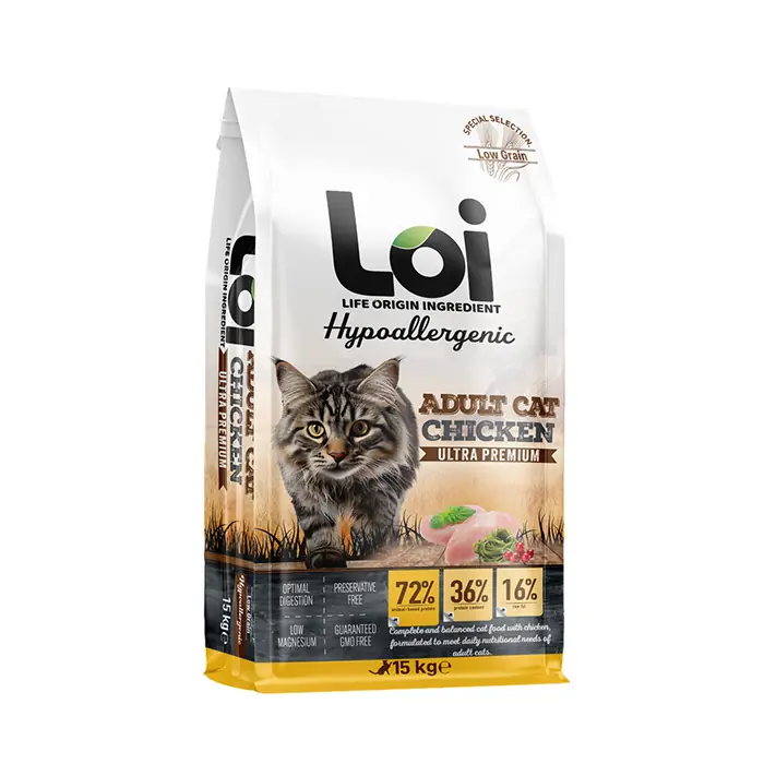 Loi Tavuklu Yetişkin Kedi Maması 15Kg